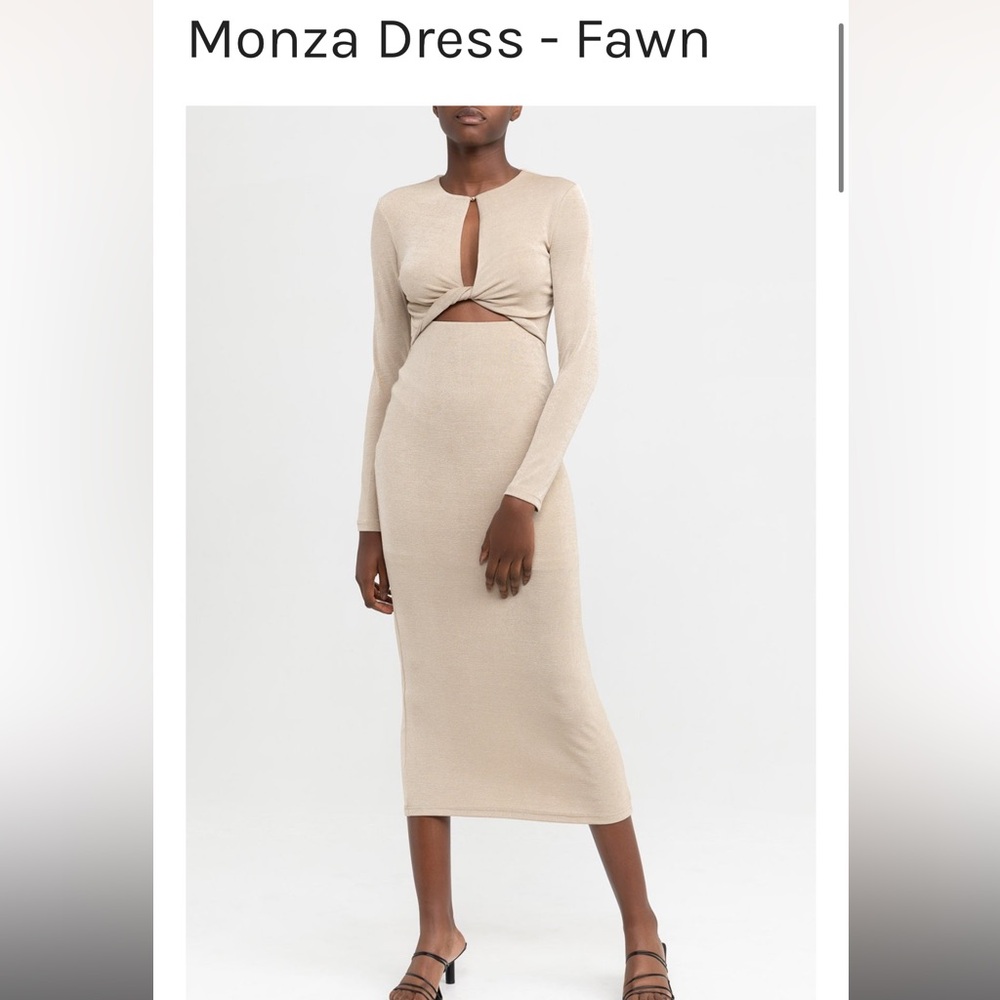 Significant Other Gold Dress- Size 4